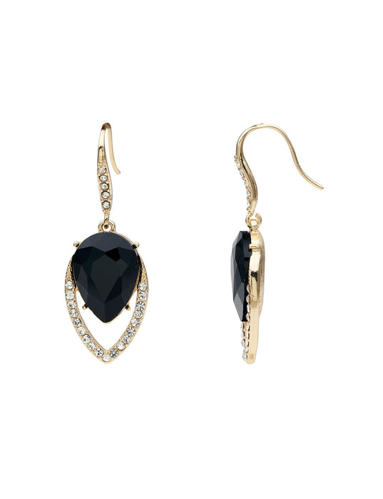Amelie Isla Stone Women's Black Earrings