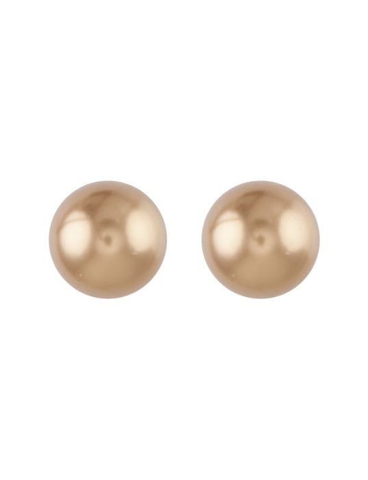 Barcs Australia Pearl Women's Gold Plated Stud Earring