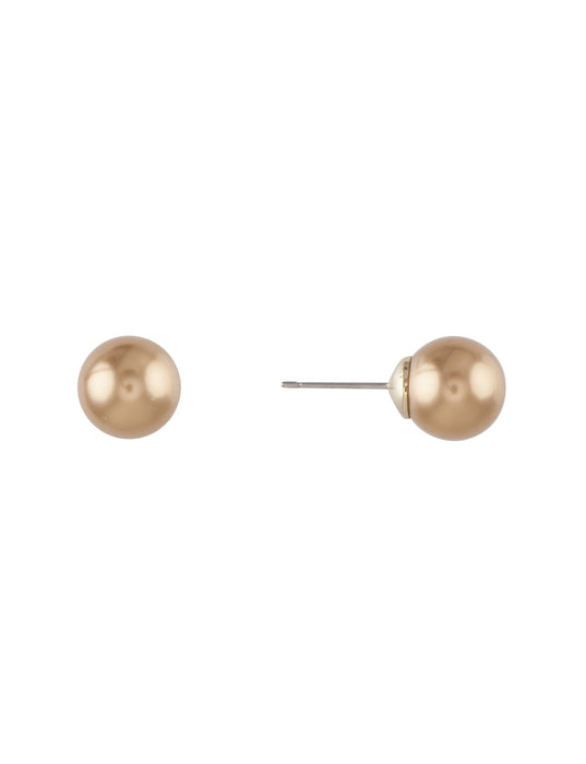 Barcs Australia Pearl Women's Gold Plated Stud Earring