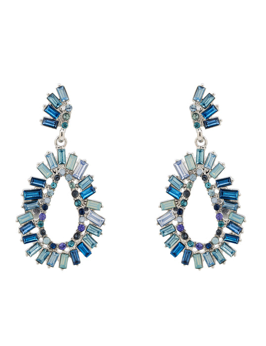 BLUE DANUBE STATEMENT EARRING