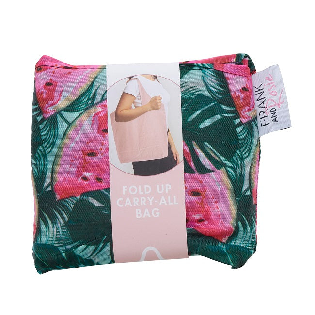 Frank & Rosie Fold Up Carry-All Bag - Watermelons