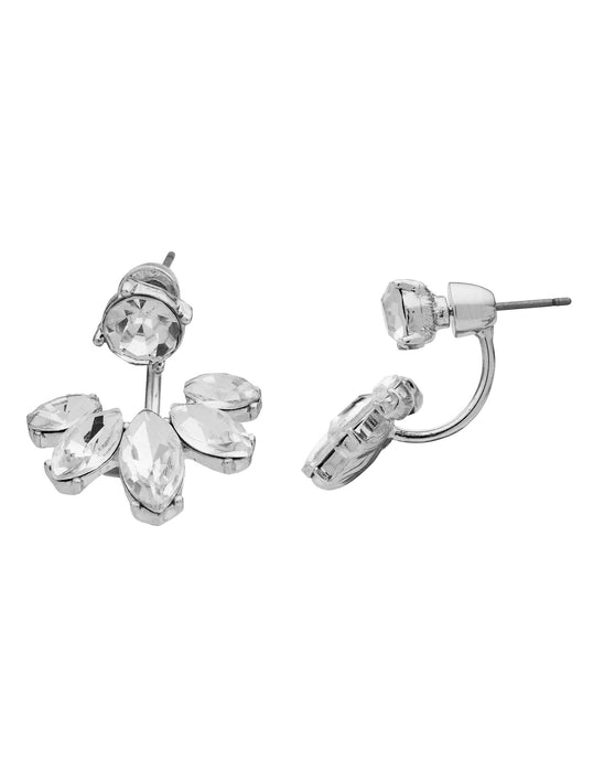 TWO PART CRYSTAL EARRING