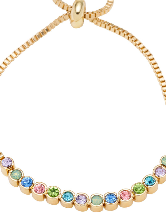 FINE STONE SET SLIDER BRACELET