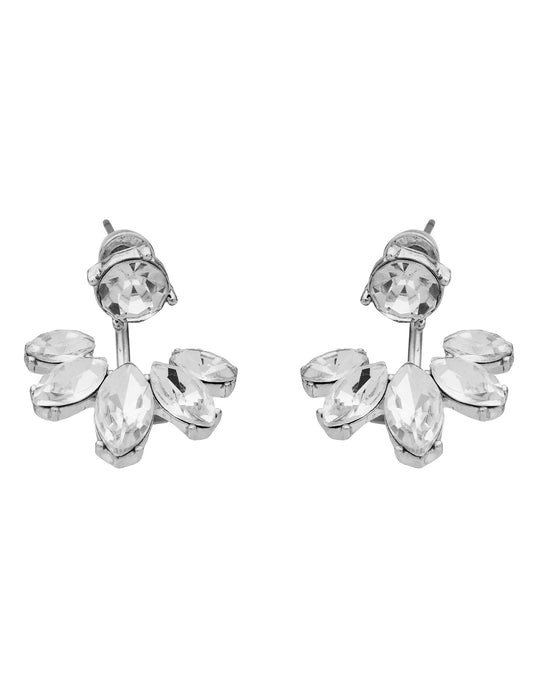 TWO PART CRYSTAL EARRING