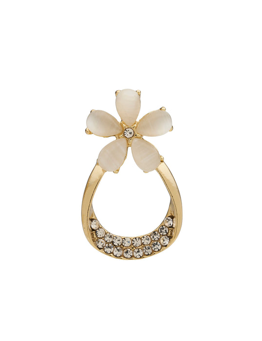 FLORAL DROP EARRING