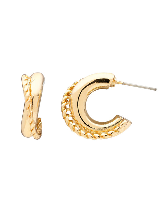 LOOPED IN HOOP EARRING