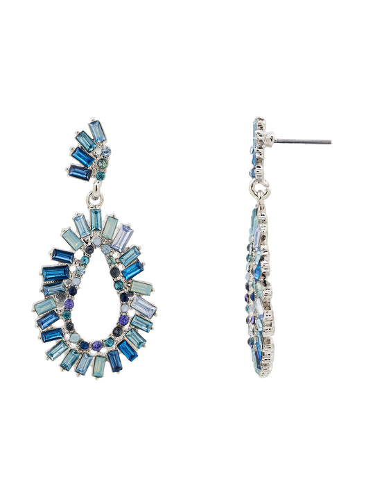 BLUE DANUBE STATEMENT EARRING