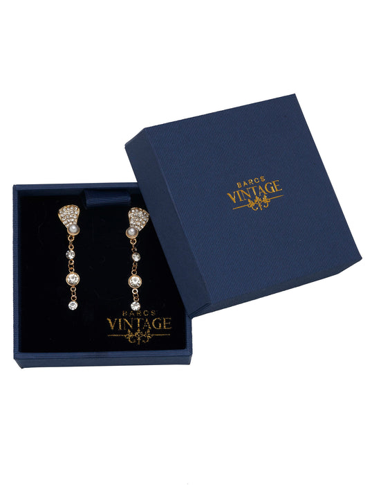 VINTAGE BLOOM PETAL CLIP ON EARRING