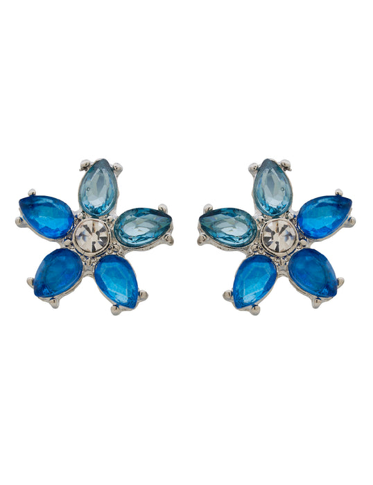 PERIWINKLE STUD EARRING