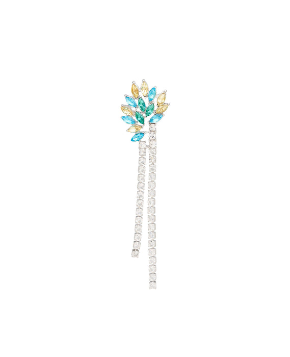FLEUR DIAMANTÉ STATEMENT EARRING