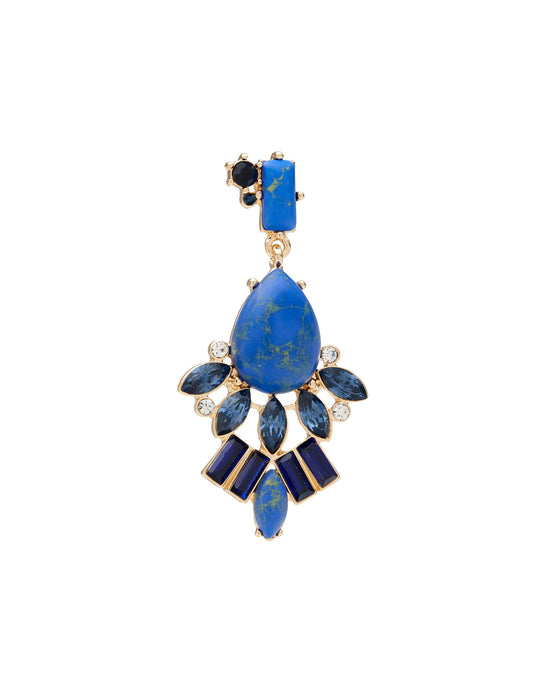 NOUVEAU BIJOU CLUSTER DROP EARRING