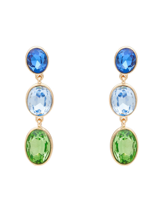 PERIGIAN STONE MIX DROP EARRING