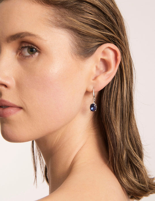 OVAL POP DROP EARRING