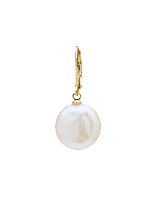 BAROQUE PEARL GOLD PLATED EARRING