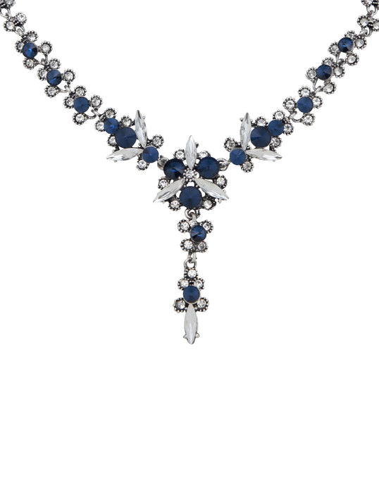 CRYSTAL FORT LARIAT NECKLACE