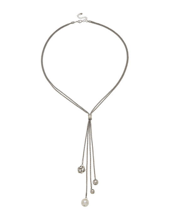CHARM LARIAT NECKLACE