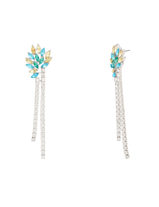 FLEUR DIAMANTÉ STATEMENT EARRING