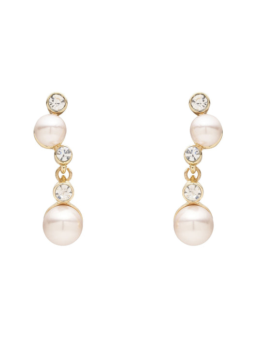 PEARL CRAWLER DROP EARRING