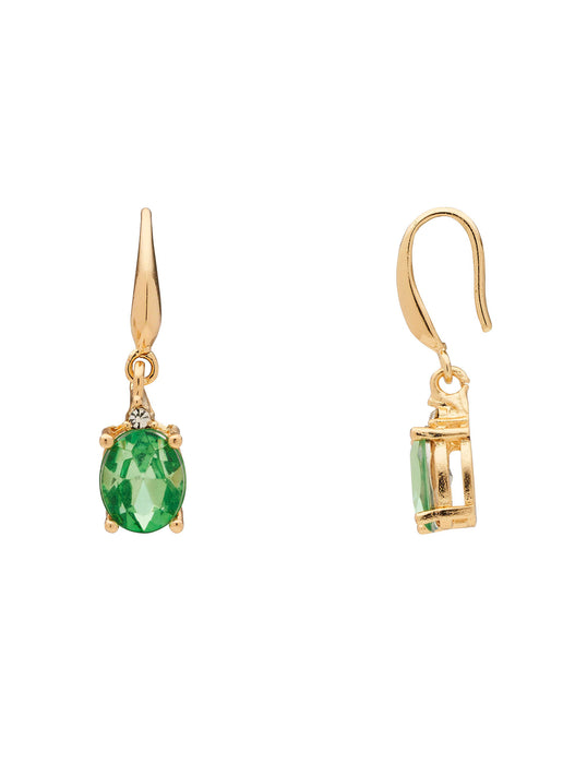 OVAL POP DROP EARRING