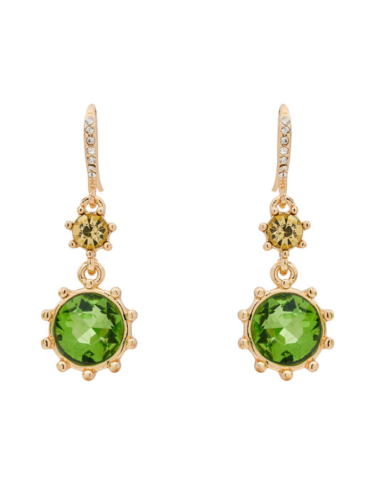 CLASSIC STONE DROP EARRING