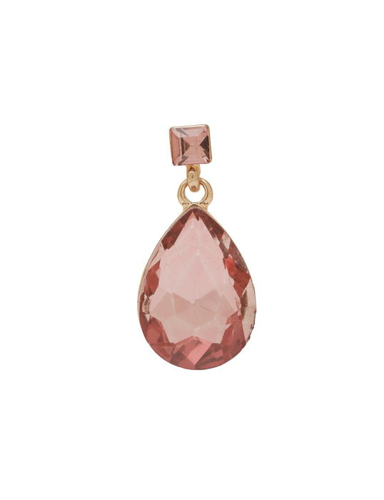 TEARDROP & SQUARE COLOUR EARRING