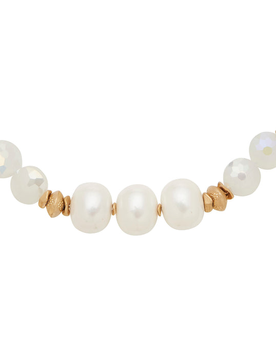 GALA PEARL & STONE NECKLACE