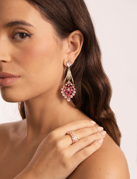 BOUQUET DROP EARRING