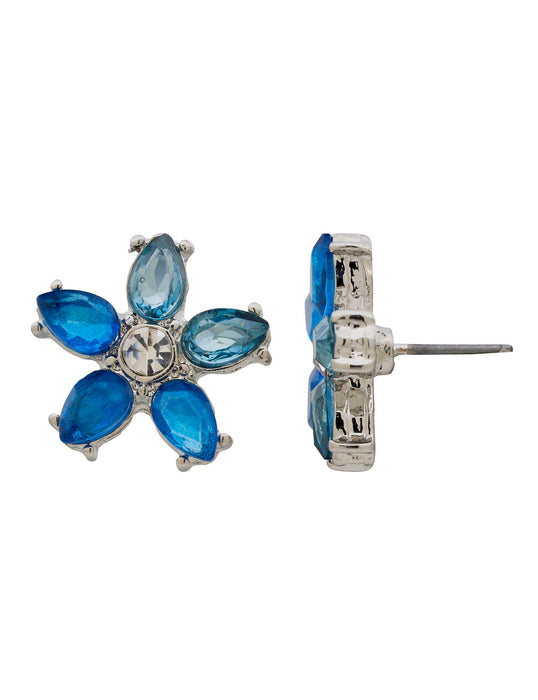 PERIWINKLE STUD EARRING