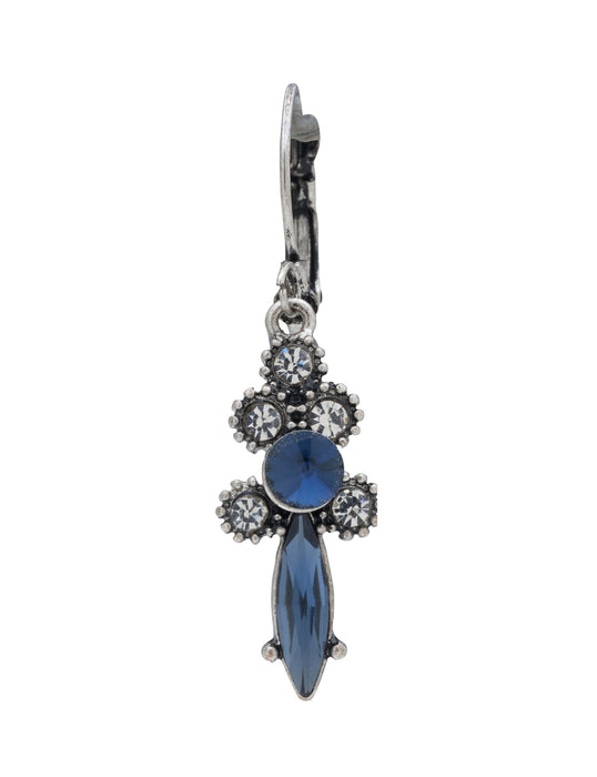 CRYSTAL FORT HOOP CLIP EARRING