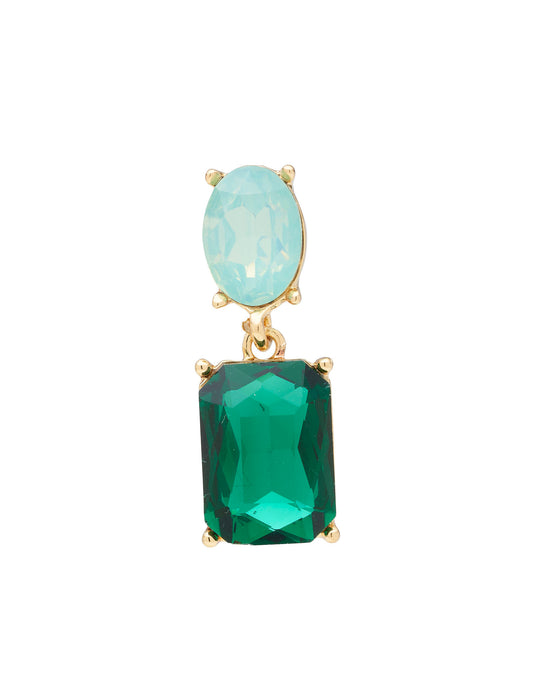 CUSHION STONE DROP EARRING