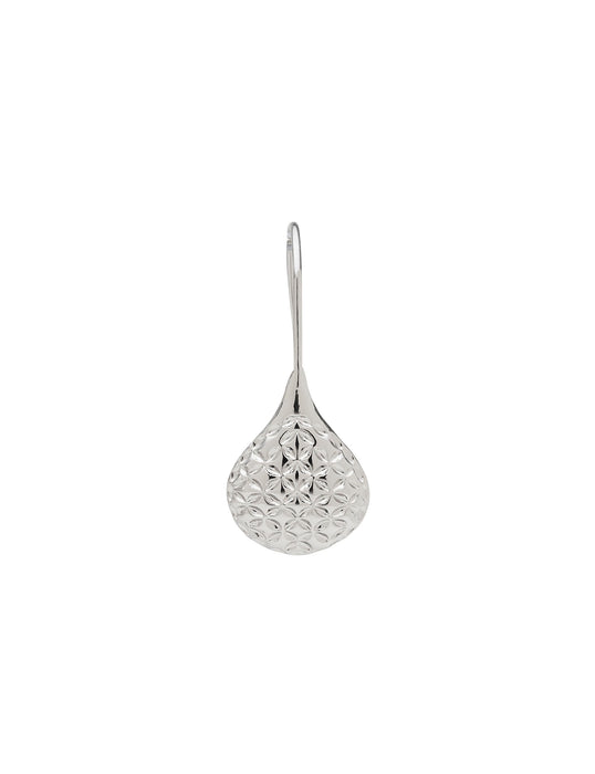 TEXTURED TEAR DROP EARRING
