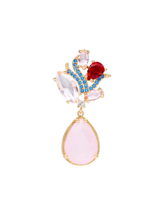 FLORAL WRAP DROP EARRING