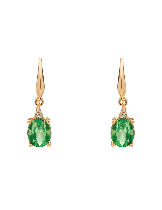 OVAL POP DROP EARRING