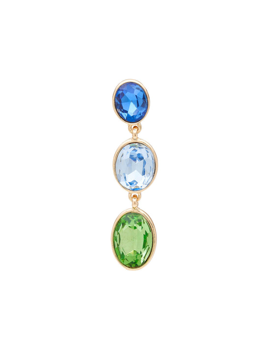 PERIGIAN STONE MIX DROP EARRING
