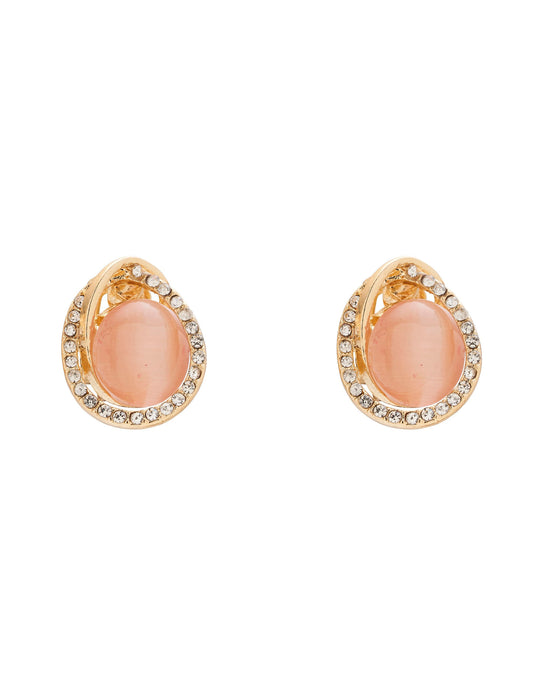 CATEYE STONE CLIP ON EARRING
