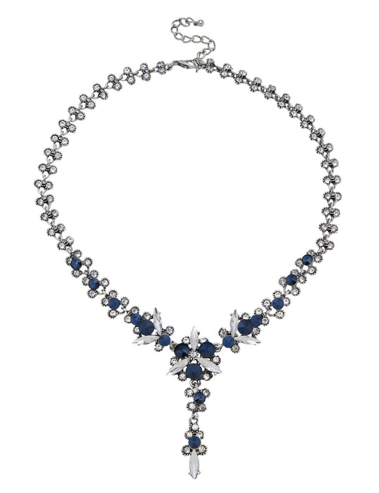 CRYSTAL FORT LARIAT NECKLACE