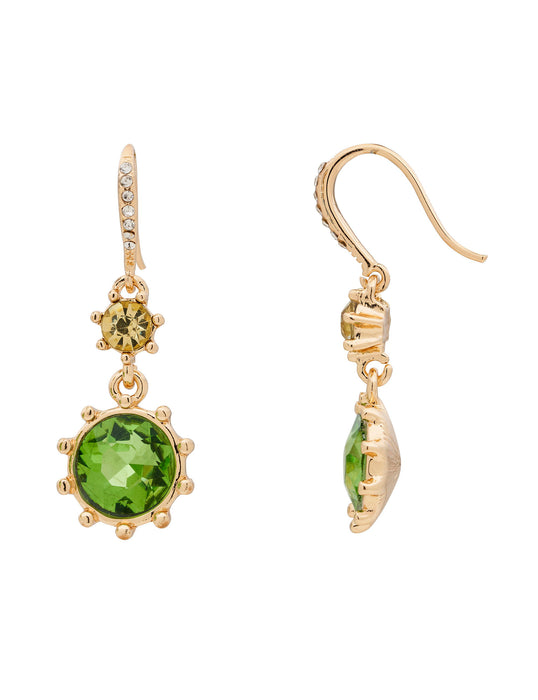 CLASSIC STONE DROP EARRING