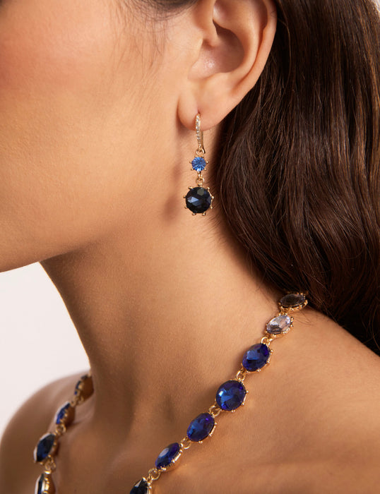 CLASSIC STONE DROP EARRING