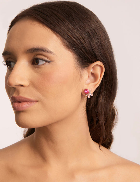 DELICATE SPOT COLOUR EARRING