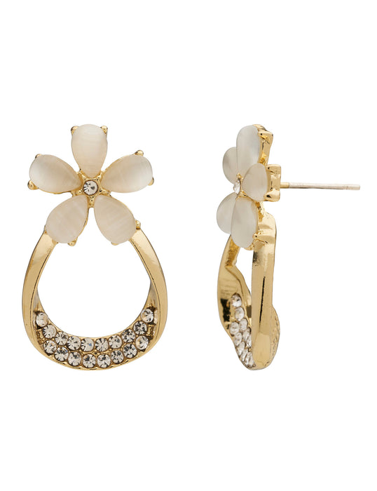 FLORAL DROP EARRING