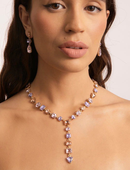 STONE SET Y NECKLACE