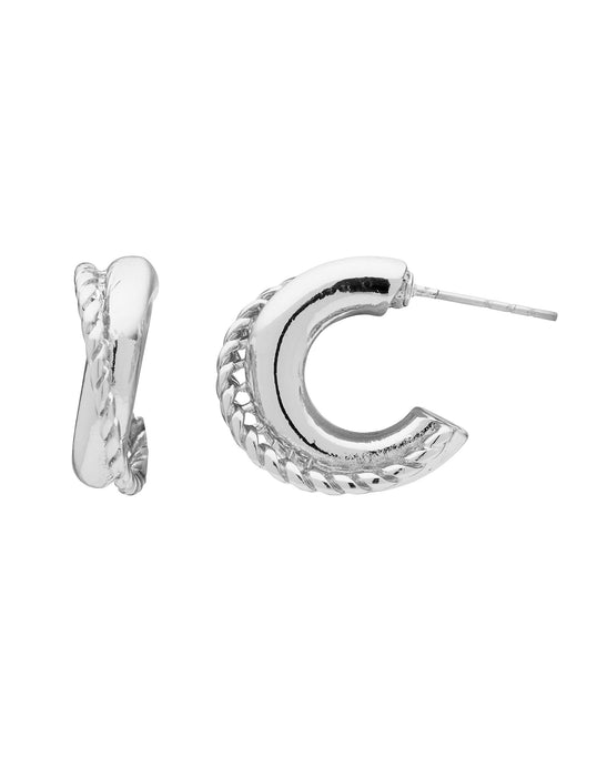 LOOPED IN HOOP EARRING