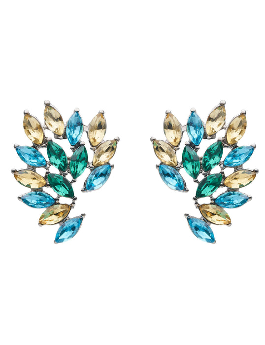 FLEUR DIAMANTÉ STUD EARRING