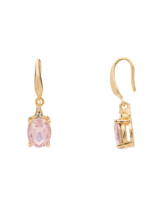 OVAL POP DROP EARRING