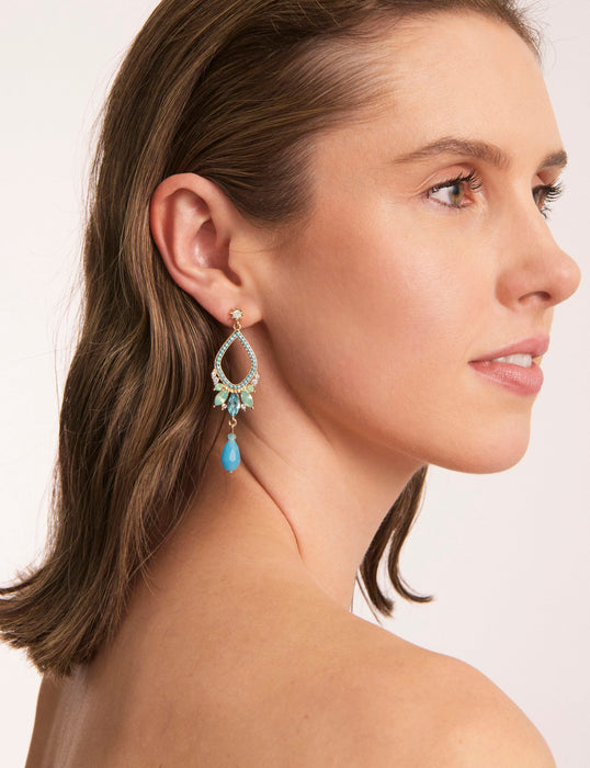 PARADISE STATEMENT DROP EARRING