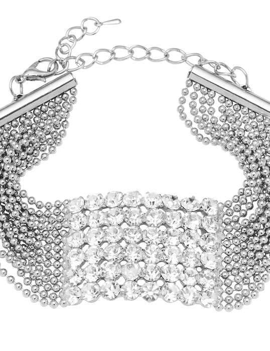 MULTI STRAND DIAMONTE BRACELET
