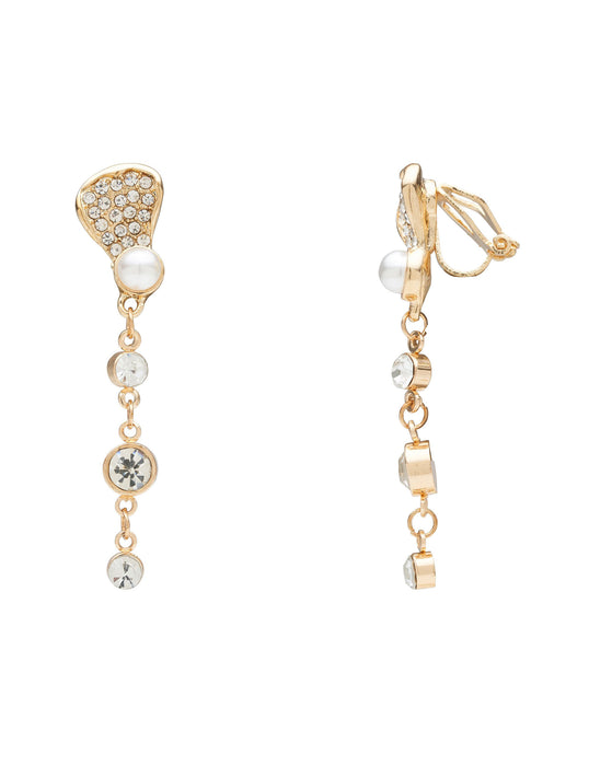 VINTAGE BLOOM PETAL CLIP ON EARRING