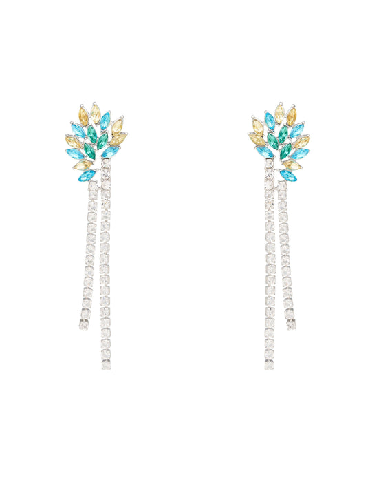 FLEUR DIAMANTÉ STATEMENT EARRING