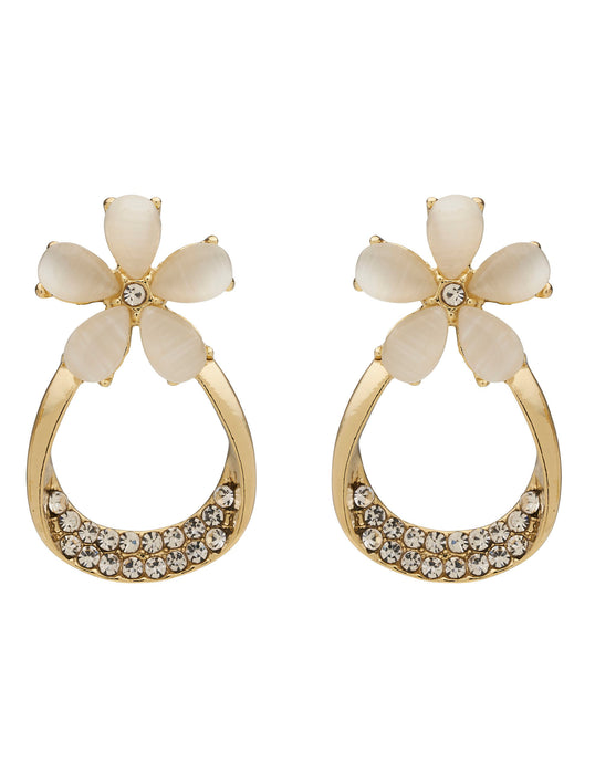 FLORAL DROP EARRING