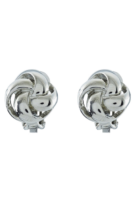 Barcs Australia Atomic Women's Silver Plated Clip Earring